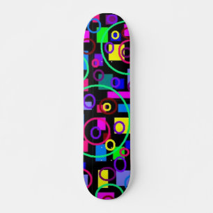 Circles and Squares Skateboard Deck