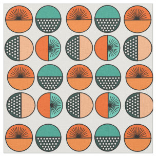 Circles and Stars Fabric