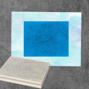 Circles Background Rubber Stamp