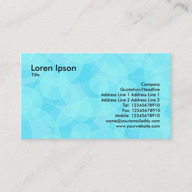 Circles Business Card (Front)