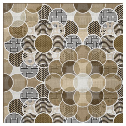 Circles, circles, circles! fabric