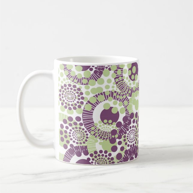 Circles, Circles Everywhere Coffee Mug (Left)