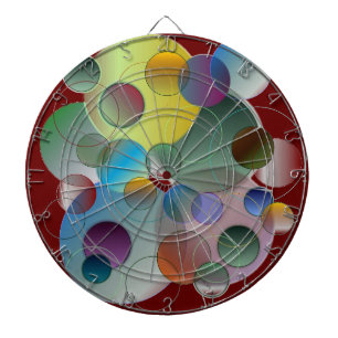 Circles Collage Dartboard