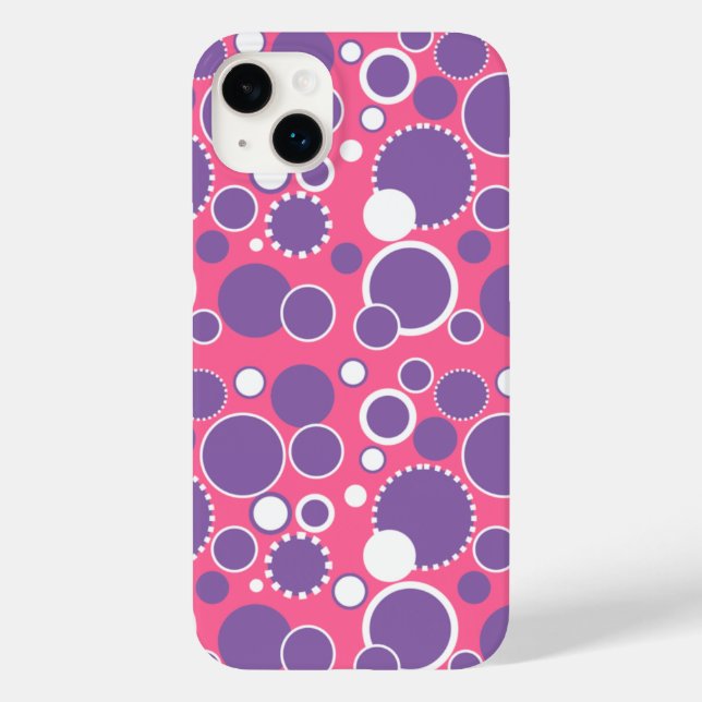 Circles & Dots Case-Mate iPhone Case (Back)