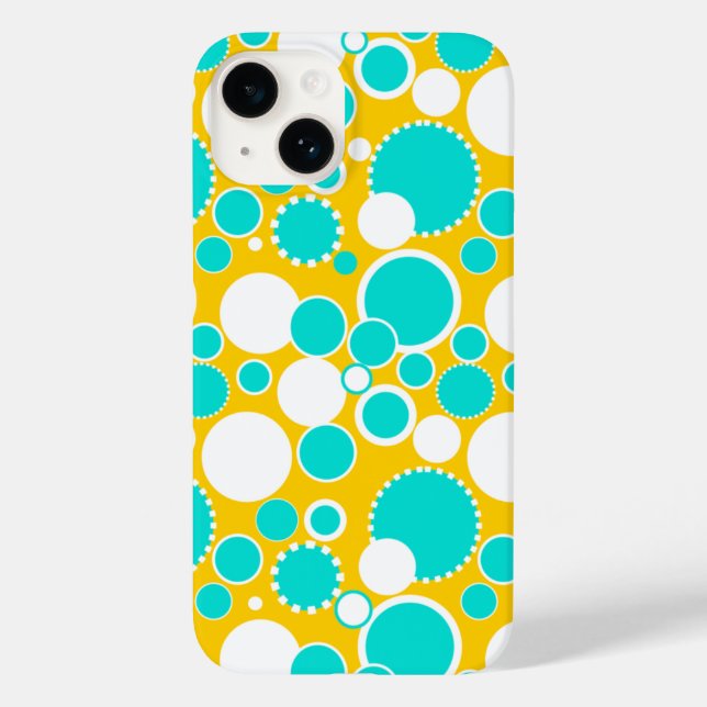 Circles & Dots Case-Mate iPhone Case (Back)