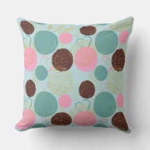 Circles & Hearts on Blue