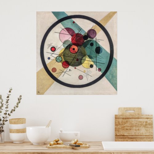 Circles in a Circle _ Kandinsky Poster