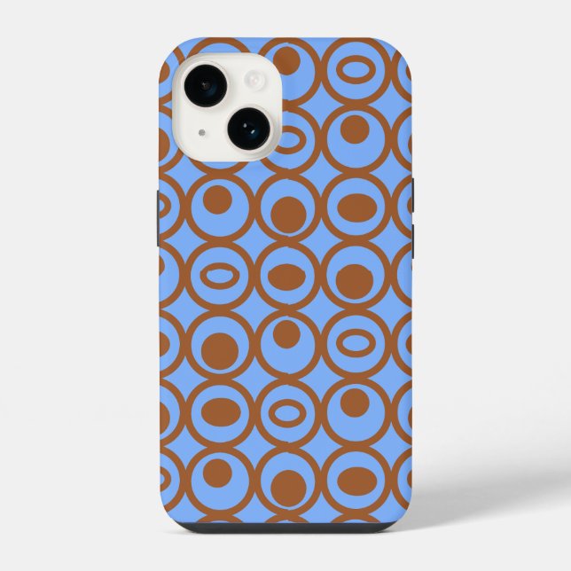 Circles in Circles Iphone Case (Back)