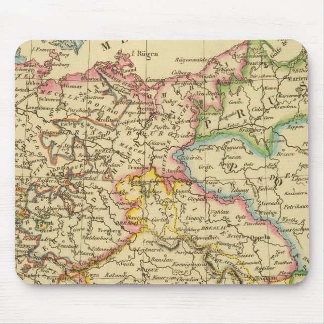 Circles in Germany by 1789 Mouse Pad (Front)