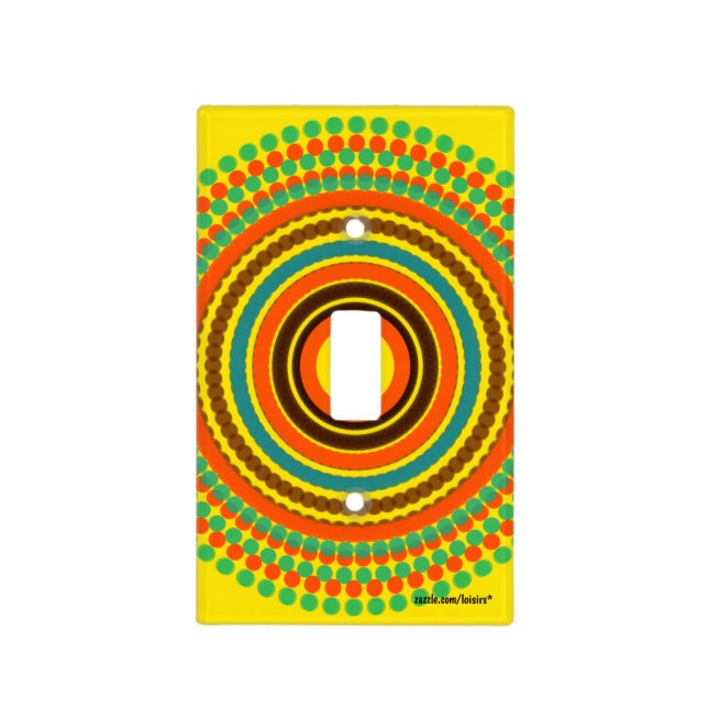 Circles Light Switch Cover (Front)