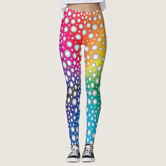 Circles Mandala 2 Leggings (Front)