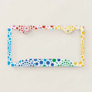Circles Mandala 3 License Plate Frame