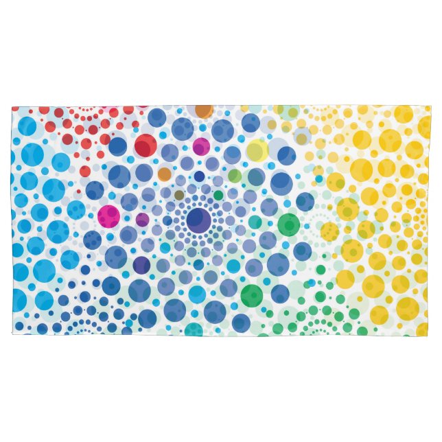 Circles Mandala 3 Pillow Case (Front)