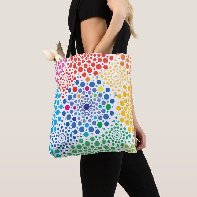 Circles Mandala 3 Tote Bag (Close Up)