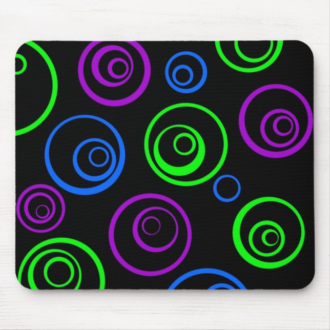 circles mouse pad (Front)