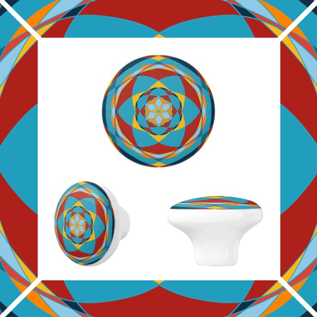 Circles of Color Ceramic Knob (Creator Uploaded)