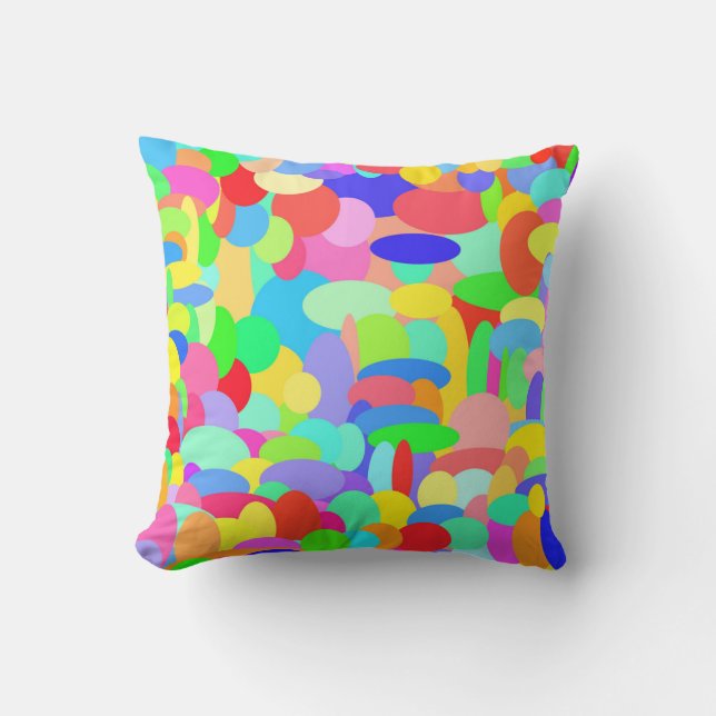 Circles of Color Pillow (Front)