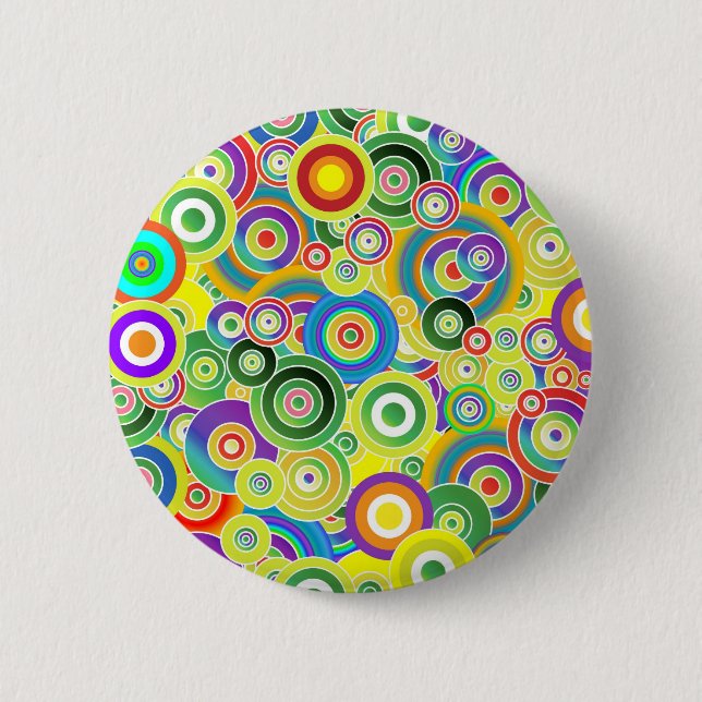 Circles of Colors Button (Front)