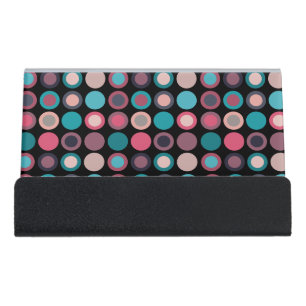 Circles of the Horizon 3   Desk Business Card Holder