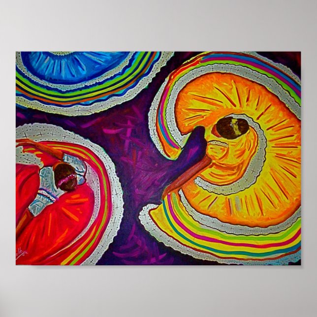 Circles on the Ground Poster (Front)