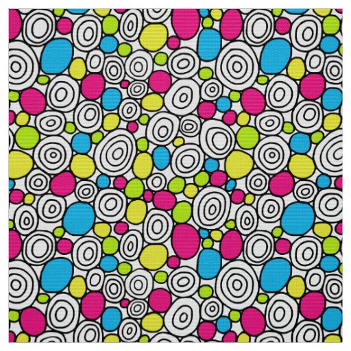 Circles Pattern 210819 - Colors 01 Fabric