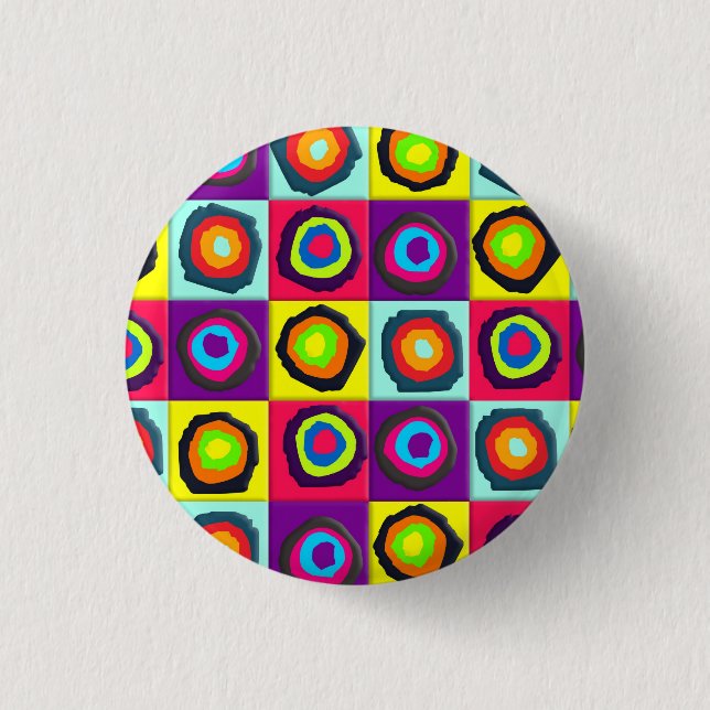 circles pattern   button (Front)