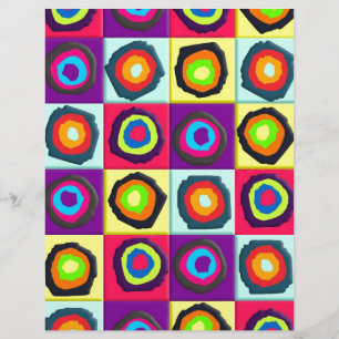 circles pattern flyer