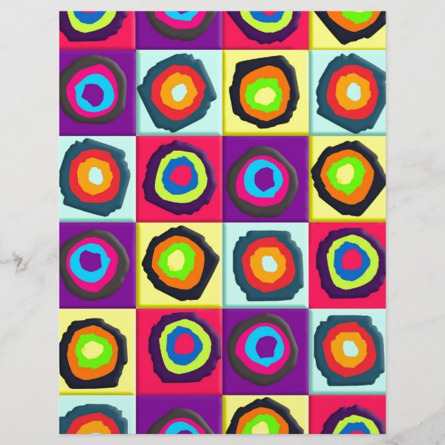 circles pattern flyer (Front)