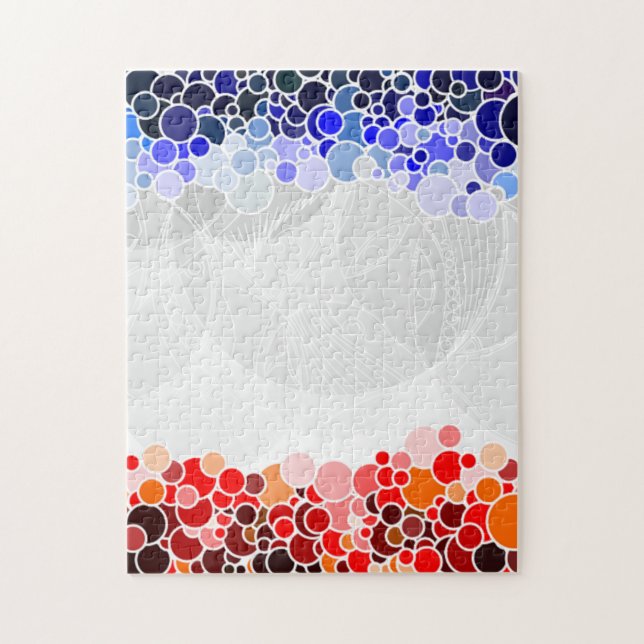 CIRCLES PATTERN JIGSAW PUZZLE (Vertical)