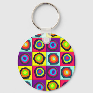 circles pattern keychain