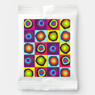 circles pattern lemonade drink mix