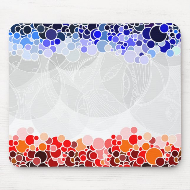 CIRCLES PATTERN MOUSE PAD (Front)