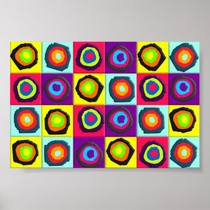 circles pattern poster