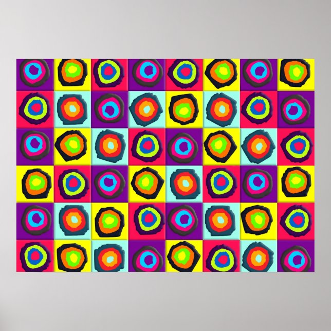 circles pattern poster (Front)