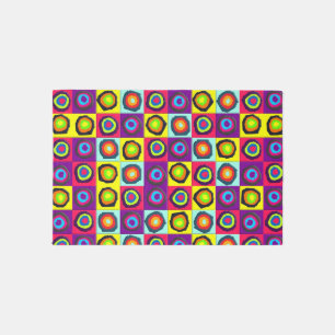 Circles pattern rug