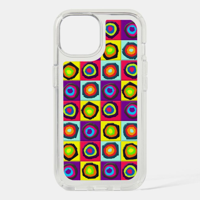 Circles pattern speck iPhone case (Front)