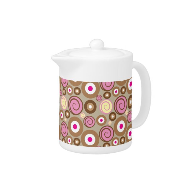 circles pattern teapot (Right)