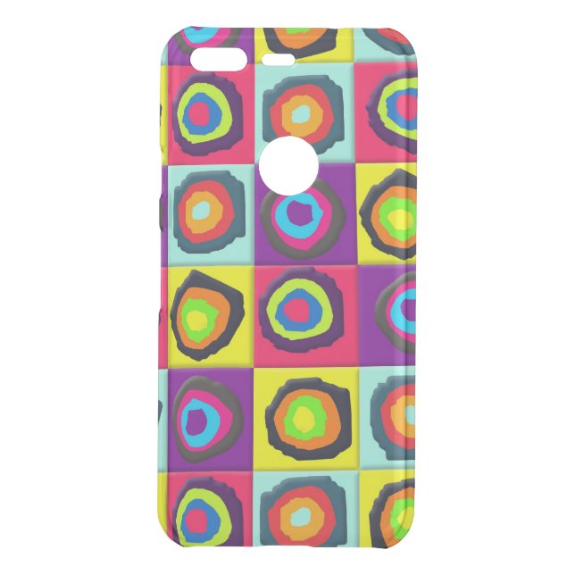 circles pattern  uncommon google pixel case (Back)
