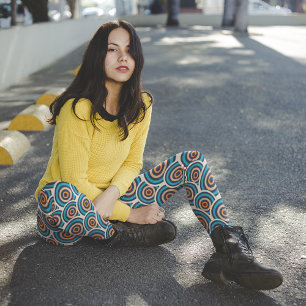 Circles retro leggings