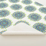 Circles Sherpa Blanket