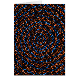 Circles Spiral Digital Art Cards
