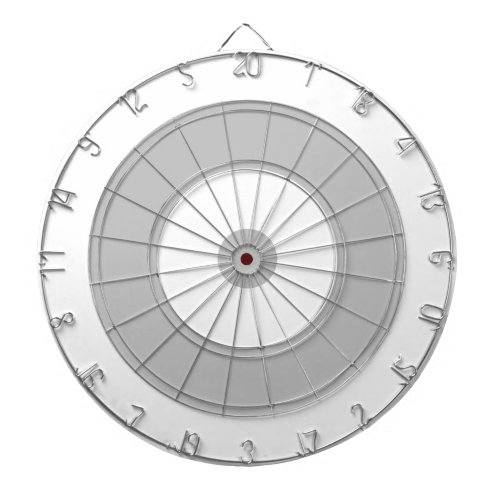 Circles Target Design  Modern Gray  White Dart Board