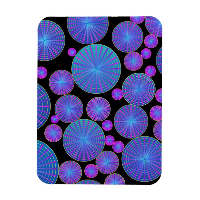 Circles Wheels and Disks with Spokes Magnet (Vertical)