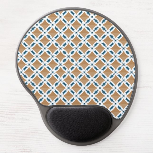 Circles with lens pattern and Diamond Gel Mouse Pad (Front)