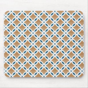 Circles with lens pattern and Diamond Mouse Pad