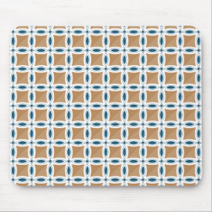Circles with lens pattern and Diamond Mouse Pad