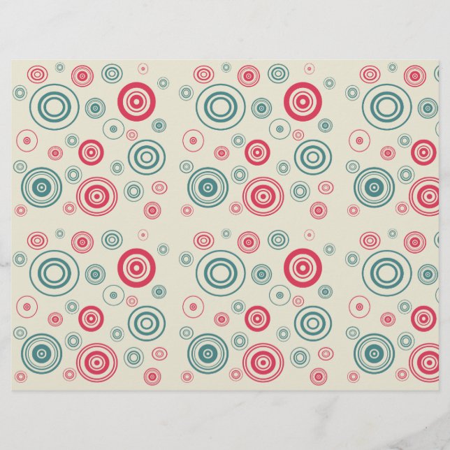 Circling 01b Scrapbooking paper (Front)