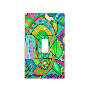 Circling the light switch cover