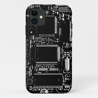 Circuit B & W iPhone barely there case