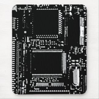 Circuit B&W mouspad portrait Mouse Pad